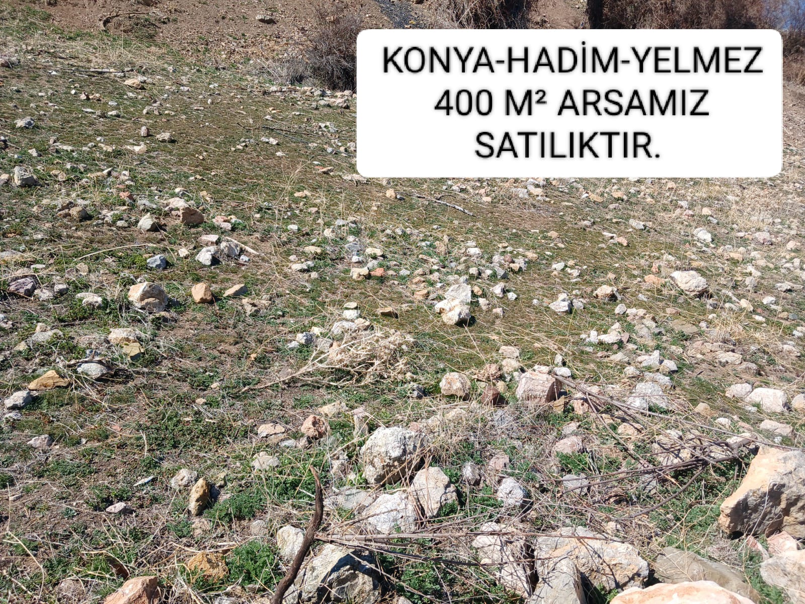 KONYA HADİM YELMEZ KÖYÜNDE 400M² İMARLI ARSAMIZ SATILIKTIR. - KONYA HADİM fotoğraf 21